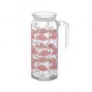 ウォーターピッチャー フラミンゴ ガラス ポット ジャグ 水差し  通販