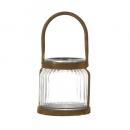 METAL LANTERN B ランタン ガラス 照明 おしゃれ アイアンフレーム 高さ22