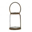 METAL LANTERN C ランタン ガラス 照明 おしゃれ アイアンフレーム 高さ23.5