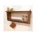 オールドパインウォールラックシェルフ 棚 木製 ナチュラル おしゃれ ディスプレイ アンティーク調