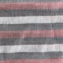 MULTI CLOTH AM コットン インド綿 ホワイト ストライプ ナチュラル クロス 幅150