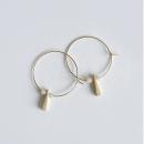 フープピアス クレア ストーン GY 通販