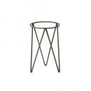 アイアンポッドスタンド 中 シルバー ガーデニング 庭 フレーム 通販