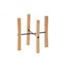 ウッドポッドスタンド 小 ガーデニング 庭 木製 折り畳み可能 通販