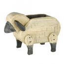 WOODEN SHEEP BOX 木製 ウッドボックス 羊モチーフ カントリー調 高さ25.5