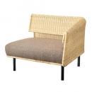 サンドラー片肘(向かって右) 椅子 アジアン 通販