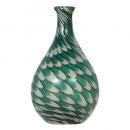 GLASS VASE ''PAVO'' L GREEN フラワーベース 花瓶 ガラス 高さ30.5