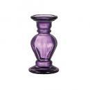 GLASS VASE 20cm PURPLE フラワーベース 花瓶 ガラス スペイン 高さ20