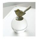 バード・グラスボールウェイト 2個セット 文鎮 鳥モチーフ ガラス おしゃれ ステーショナリー