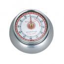 KITCHEN TIMER W/MAGNET SILVER シルバー タイマー 直径7