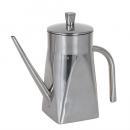 STAINLESS OIL CAN オイル缶 ケトル キッチン用品 シルバー かっこいい 高さ15