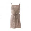 エプロン ベージュ リネン シンプル ナチュラル 料理 キッチン 通販