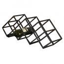 METAL WINE RACK SOAVE ワインラック シンプル アイアン ブラック 幅56