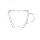 DOUBLE WALL SOUP CUP 450ml グラス カップ 耐熱ガラス クリア 高さ9