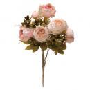 イミテーションフラワー 造花 ピオニーブッシュ インテリア 高50cm 通販