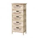 チェスト5段 アンティーク調 木製 おしゃれ 通販