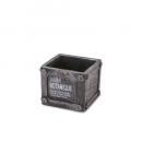 コンクリートポット 小 シルバー 庭 ガーデニング インテリア 小物 通販