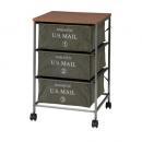 USメールチェスト3D おしゃれ コットン ラック 通販