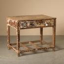 テーブル アンティーク家具 おしゃれ シャビー 引出し コンソール 木製 チェスト 収納家具