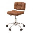 デスクチェア レトロ調 おしゃれ ソフトレザー 通販