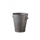 アイアンウォッシュタブ 中 バケツ  ガーデニング 庭 小物入れ 24L 通販