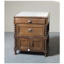 テーブル チェスト アンティーク家具 おしゃれ シャビー 木製 ヨーロピアン調 収納 大理石