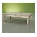 センターテーブル シャビー アンティーク家具 おしゃれ ホワイト 白 机 リビング オールドテイスト