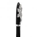 BALLPOINT PEN CROCODILE BLACK 文具 ボールペン 長さ14.2