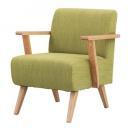 モティ  一人掛ソファ 木製 おしゃれ ファブリック 通販