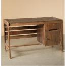 デスク アンティーク家具 おしゃれ テーブル 木製 ナチュラル ヴィンテージ調 かっこいい ブラウン