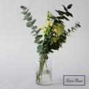 リューズガラス クーレライン フラワーベース ボトル S 花瓶 ガラス おしゃれ クリア 高さ19