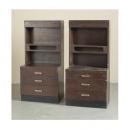 キャビネット アンティーク家具 おしゃれ 木製 シェルフ 棚 シンプル ダークブラウン ラック