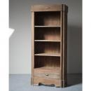 キャビネット アンティーク家具 おしゃれ 木製 シェルフ 4段 棚 カントリー調 ナチュラル 素朴