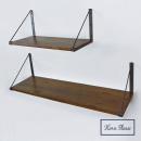 RECYCLE WOOD フィッティング シェルフ (L) アンティーク調 DIY 幅90