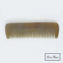 HORN ジャンボコーム バッファロー 角 櫛 おしゃれ アンバー 長さ10