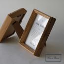 OAK WOOD フォトフレーム (L) 木製 ライトブラウン ナチュラル オシャレ 高さ22