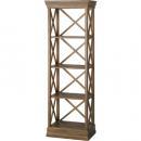 4段シェルフ アンティーク調 木製 棚 シャビー ナチュラル インテリア ディスプレイ