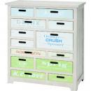 天然木 ワイドチェスト 北欧 木製ウッド 収納 チェスト 引き出し ポップ