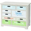 天然木 ワイドローチェスト 北欧 木製ウッド 収納 チェスト 引き出し ポップ