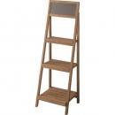 オープンラック 黒板 ブラックボード 茶 ブラウン 木製 ラック カントリー インダストリアル