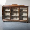 ミニキャビネット アンティーク家具 おしゃれ 木製 エレガント ガラス ヨーロピアン ショーケース