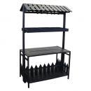 DISPLAY MARCHE WAGON BLACK ワゴン ディスプレイ ブラック 高さ173