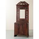 キャビネット アンティーク家具 おしゃれ 木製 チェスト 彫り アジアンテイスト パーテーション