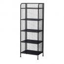GARAGE IRON 5TIER SLIM SHELF BLACK ガーデン雑貨 高さ153.5