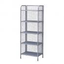 GARAGE IRON 5TIER SLIM SHELF GRAY ガーデン雑貨 高さ153.5