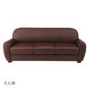 ソフトレザー貼りレトロソファ(3人掛)ブラウン 茶 革 人気 アンティーク調 インダストリアル
