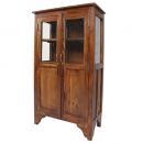 ウッドキャビネット 食器 収納家具 インテリア ガラス 高さ120 通販