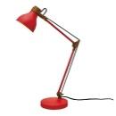 デスクライト 電球付き シンプル かわいい お部屋のアクセント レッド