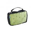 トラベルコスメバッグ 消臭 抗菌 コンパクト収納 CAMP柄 アウトドア キャンプ カーキ 旅行