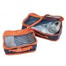 トラベルパッキングケース 消臭 抗菌 コンパクト収納 CAMP柄 アウトドア キャンプ ネイビー